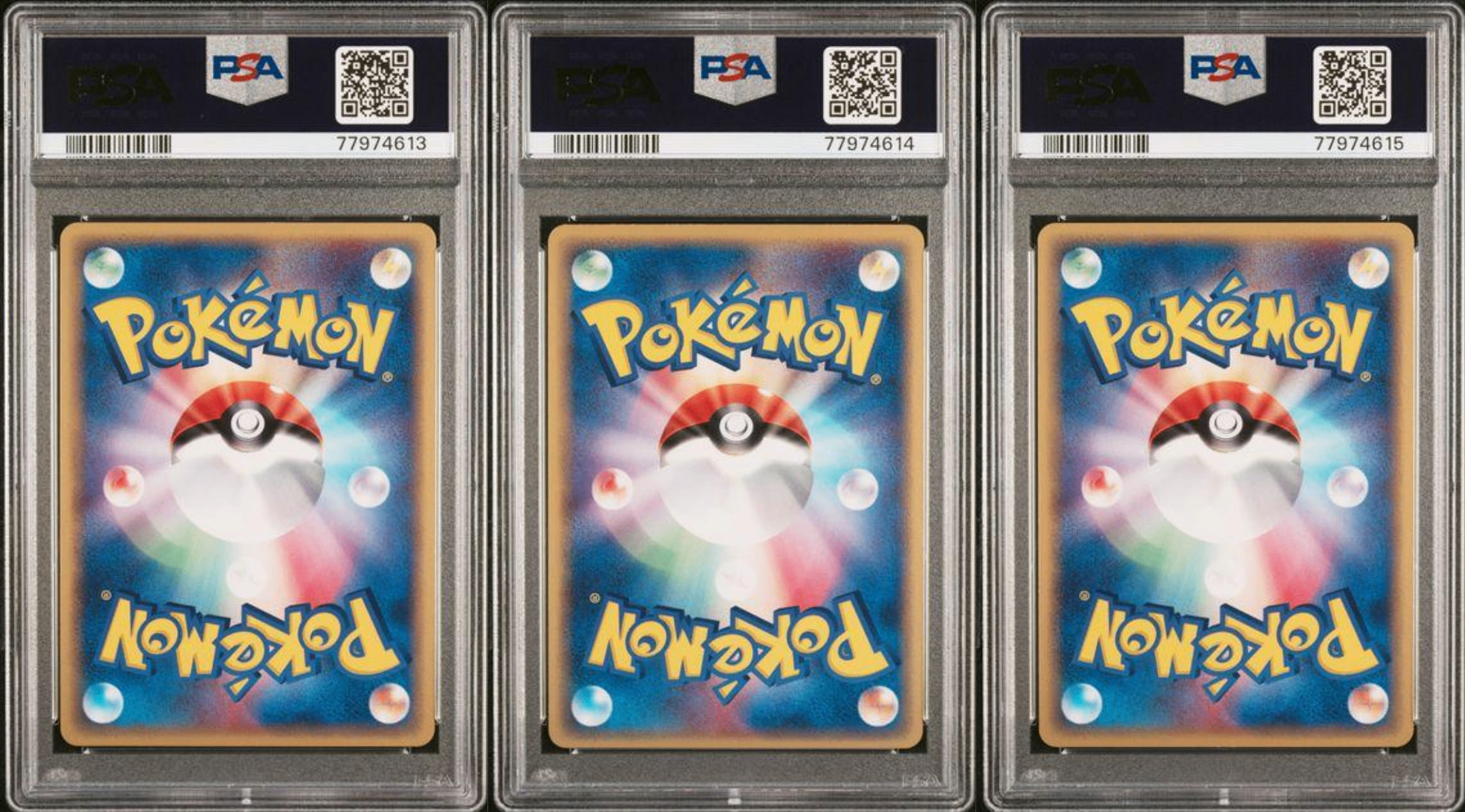 2003 POKEMON JAPANESE PROMO TREECKO/MUDKIP/TORCHIC-HOLO 7-11 FAIR CAMPAIGN PROMO TRIO - Back